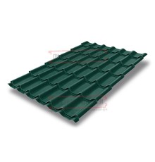 Металлочерепица Классик RAL6005 Velur-0,5