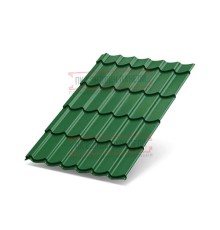 Металлочерепица Макси RAL6002 Полиэстер-0.45
