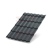 Металлочерепица Ламонтерра XL RAL7024 Viking E-0.5
