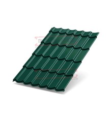 Металлочерепица Макси RAL6005 Полиэстер-0.45