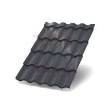 Металлочерепица Монтекристо-XL RAL7024 Призма-0.5