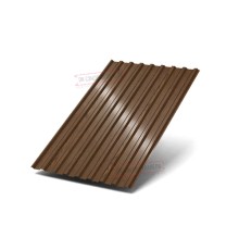Профилированный лист МП20х1100 ECOSTEEL-МореныйДуб-0.5