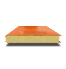 Сэндвич панели гладкие с пенополиуретаном, ширина 1200 мм, толщина 10 мм, 0.5/0.5, RAL2004